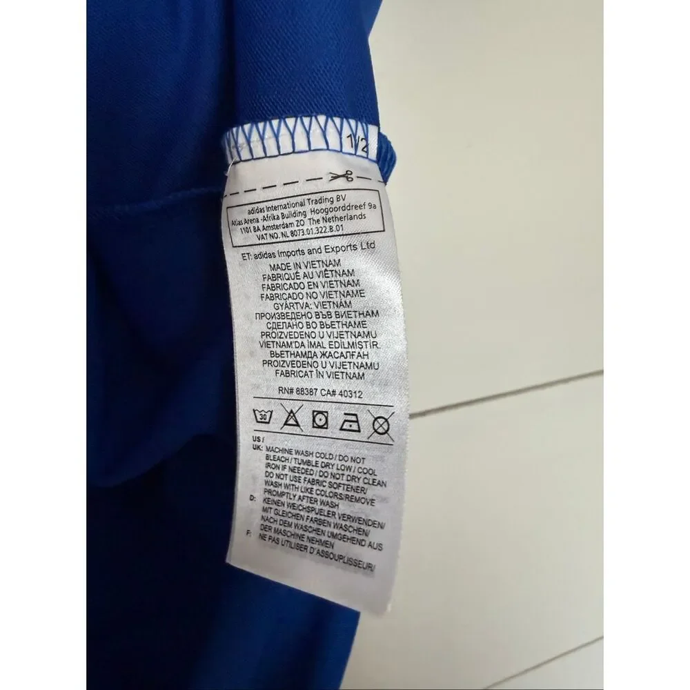 Adidas Men’s XL Royal Blue Golf Polo Shirt